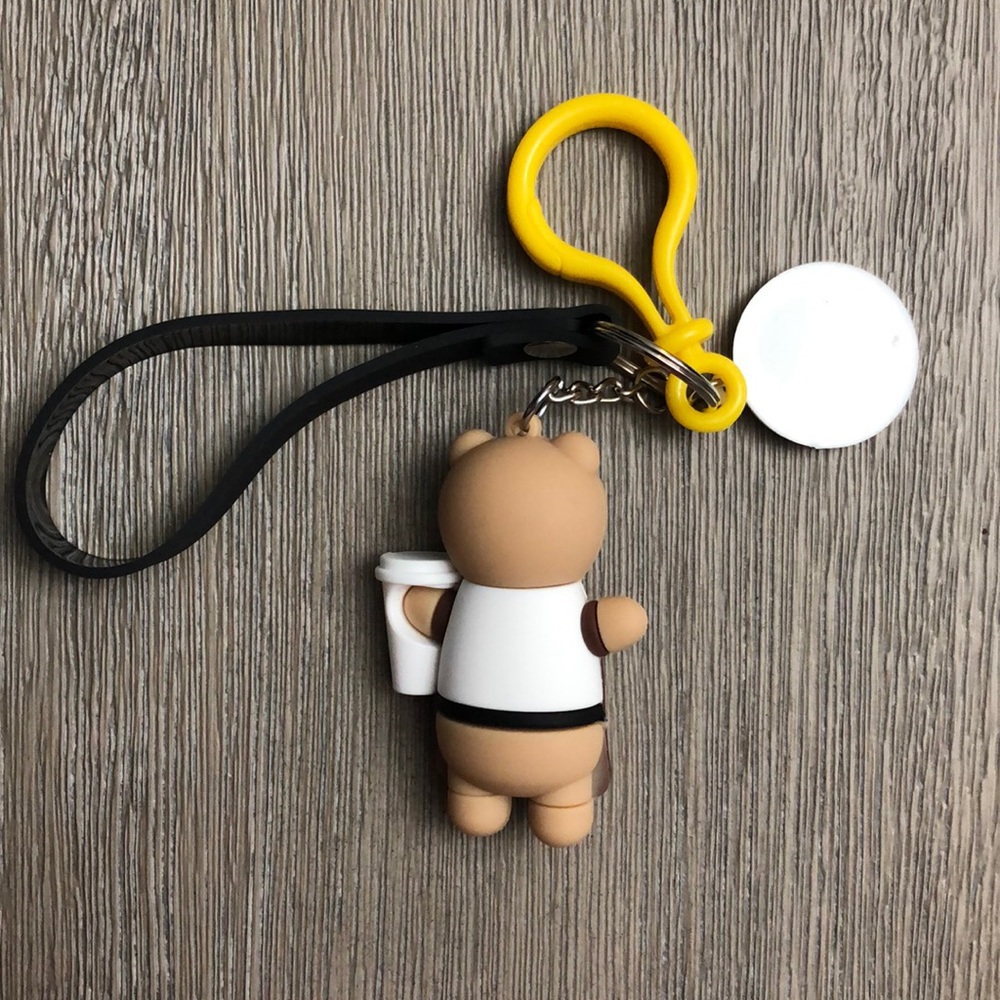 Starbucks 3D Bear Keychain New - Picture 2 of 2